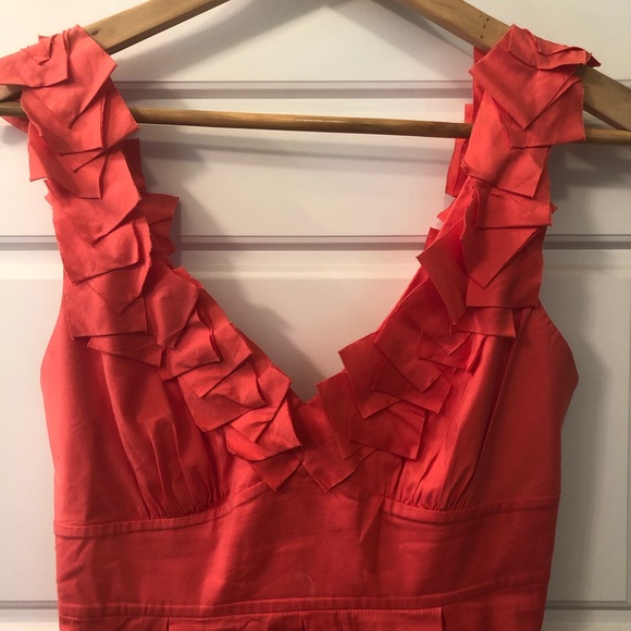 BCBG coral dress - Size 4 - Picture 2 of 3